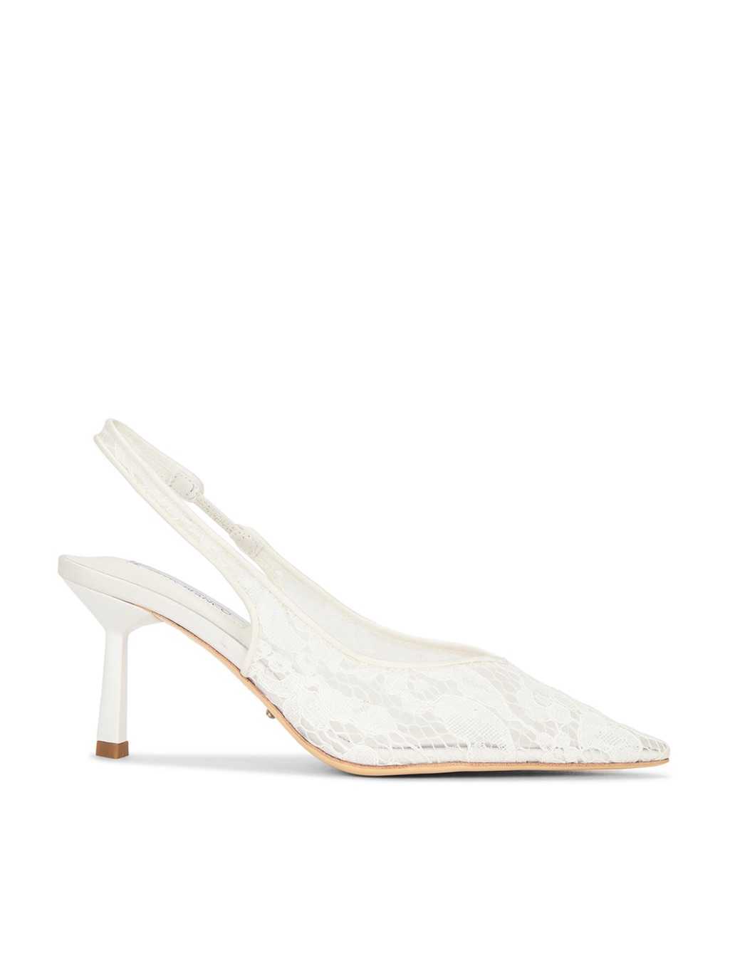 Tony Bianco Breeze Slingback Pump In White Brocade